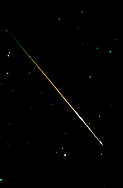 Perseid Meteor Shower Shooting Stars